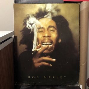 Bob Marley wooden poster